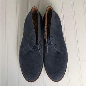 J. Crew Blue Suede Boots
